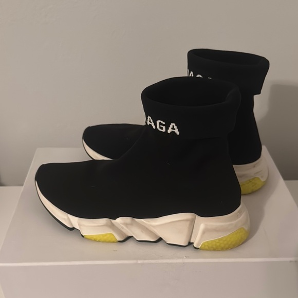 Balenciaga Black Sock Sneakers - Picture 3 of 5